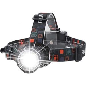 BORUiT RJ2166 1000 lúmenes T6 LED faro con luz blanca 3_1