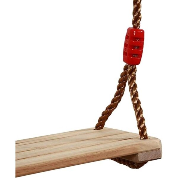 KINJOEK Columpio de madera de 15.8 x 6.3 pulgadas asiento