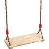 KINJOEK Columpio de madera de 15.8 x 6.3 pulgadas asiento