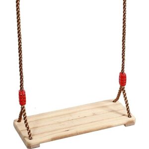 KINJOEK Columpio de madera de 15.8 x 6.3 pulgadas asiento