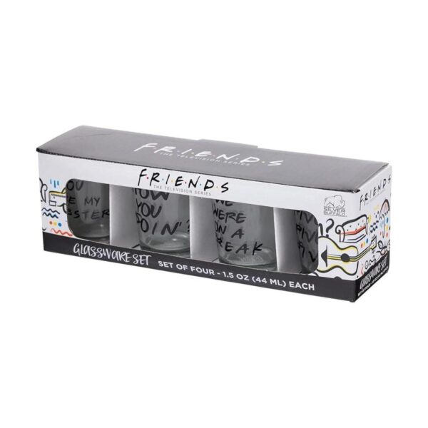 Silver Buffalo Friends Iconic Quotes Only Paquete de 4_2