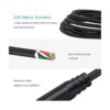 Besgoods Cable corto USB C a USB C cargador USB 2.0 tipo