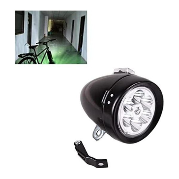 GOODKSSOP Brillante luz frontal de metal con 6 luces LED_1