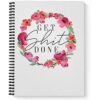 Softcover Get It Done 8.5 x 11 Cuaderno en espiral_1