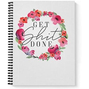 Softcover Get It Done 8.5 x 11 Cuaderno en espiral_1