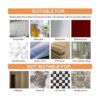 ShineMe Ganchos adhesivos resistentes de acero inoxidable