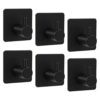 ShineMe Ganchos adhesivos resistentes de acero inoxidable