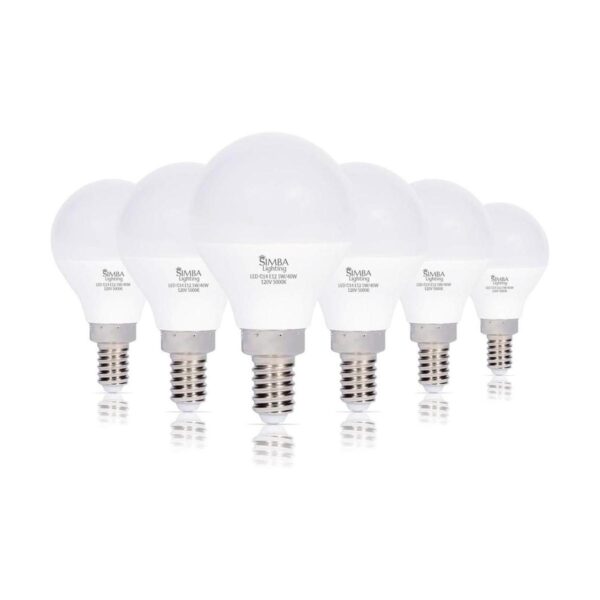 Simba Lighting Candelabro LED Base E12 G14 Bombilla de