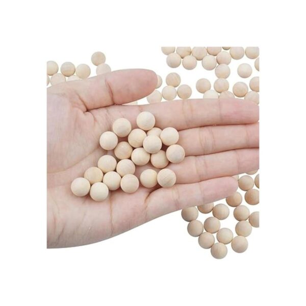 Jdesun 200 bolas de madera sin terminar mini bolas