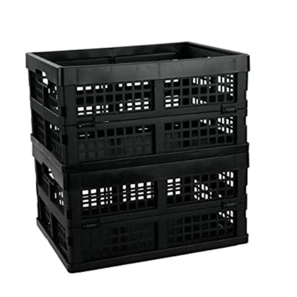 Saedy 16 Litros Negro Plegable Almacenamiento Crates