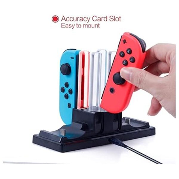 Base de carga para Nintendo Switch estación de carga 6 en_5