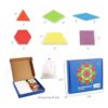 GEMEM Juego de 155 bloques de madera con forma_5