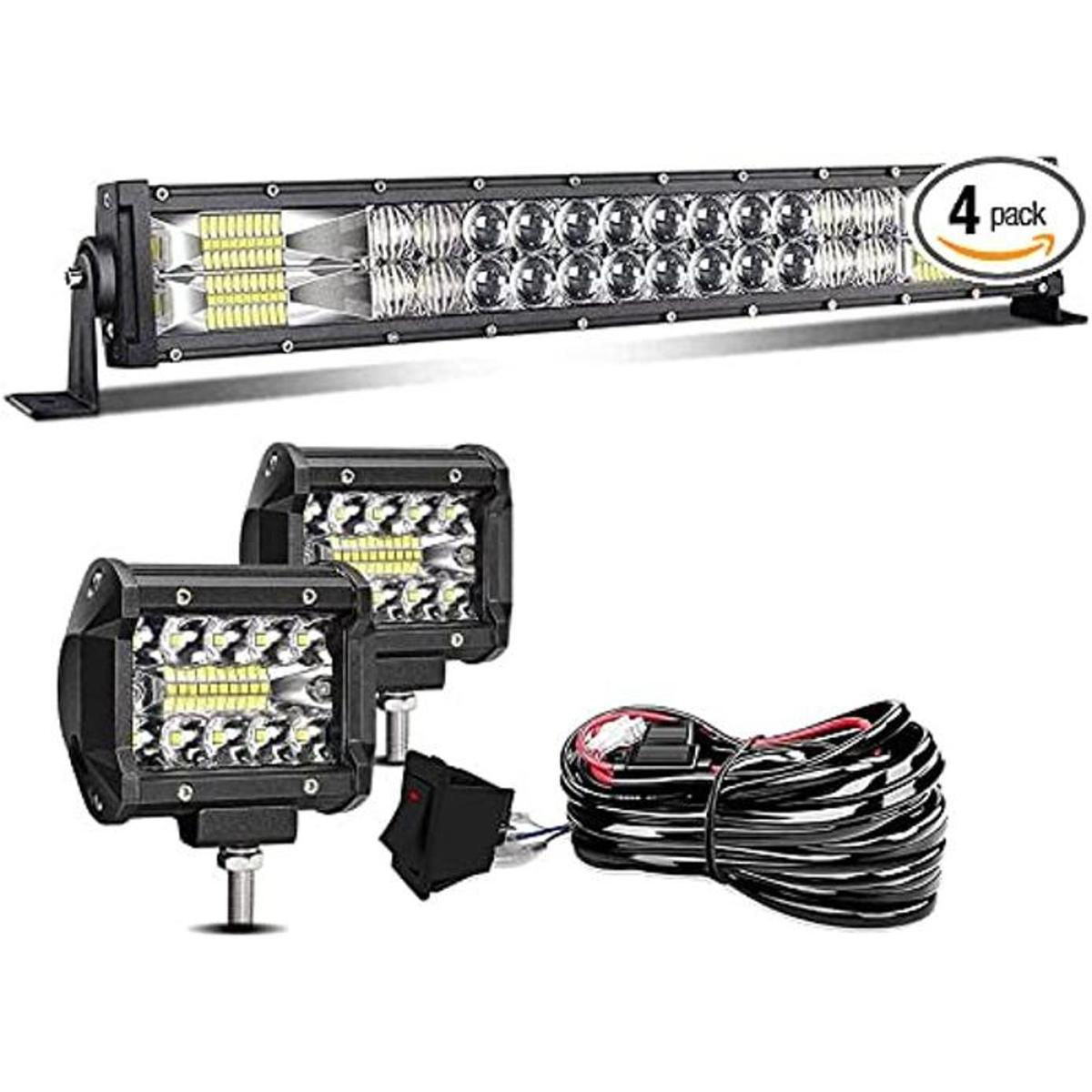KEENAXIS DOT barra de luz LED curvada de 54 pulgadas 312 W