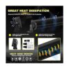 KEENAXIS DOT barra de luz LED curvada de 54 pulgadas 312 W_2