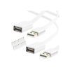 SIOCEN Paquete de 2 cables de extensión de alimentación_1