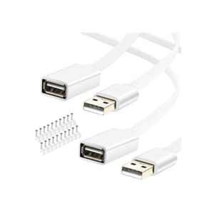 SIOCEN Paquete de 2 cables de extensión de alimentación_1