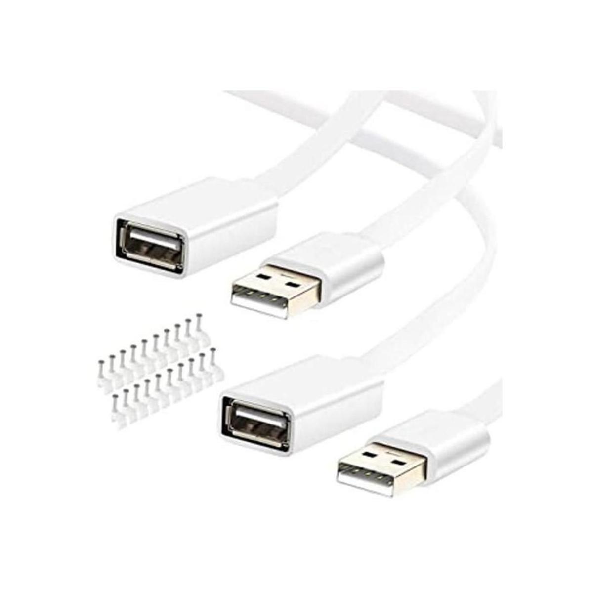 SIOCEN Paquete de 2 cables de extensión de alimentación
