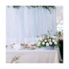 BIT.FLY Bufanda transparente de organza para mesa
