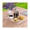 NIUBEE Lucite Bandeja para servir_3