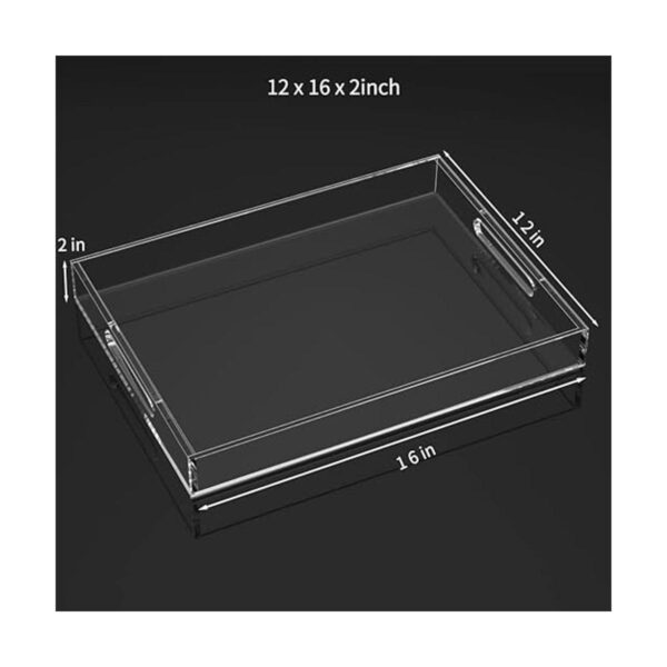NIUBEE Lucite Bandeja para servir_2