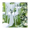 BIT.FLY Bufanda transparente de organza para mesa