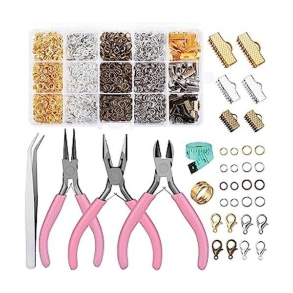 Kit de reparación de joyas de 982 piezas con anillos de_1