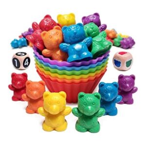 Jumbo Counting Bears Matching Game Montessori Fine Motor_1