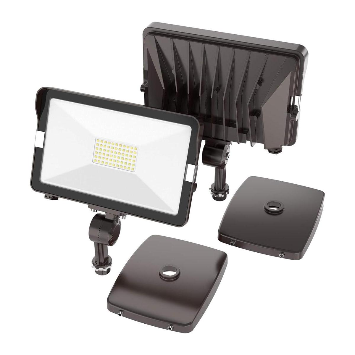 HYPERLITE Paquete de 2 luces LED de 50 W para exteriores