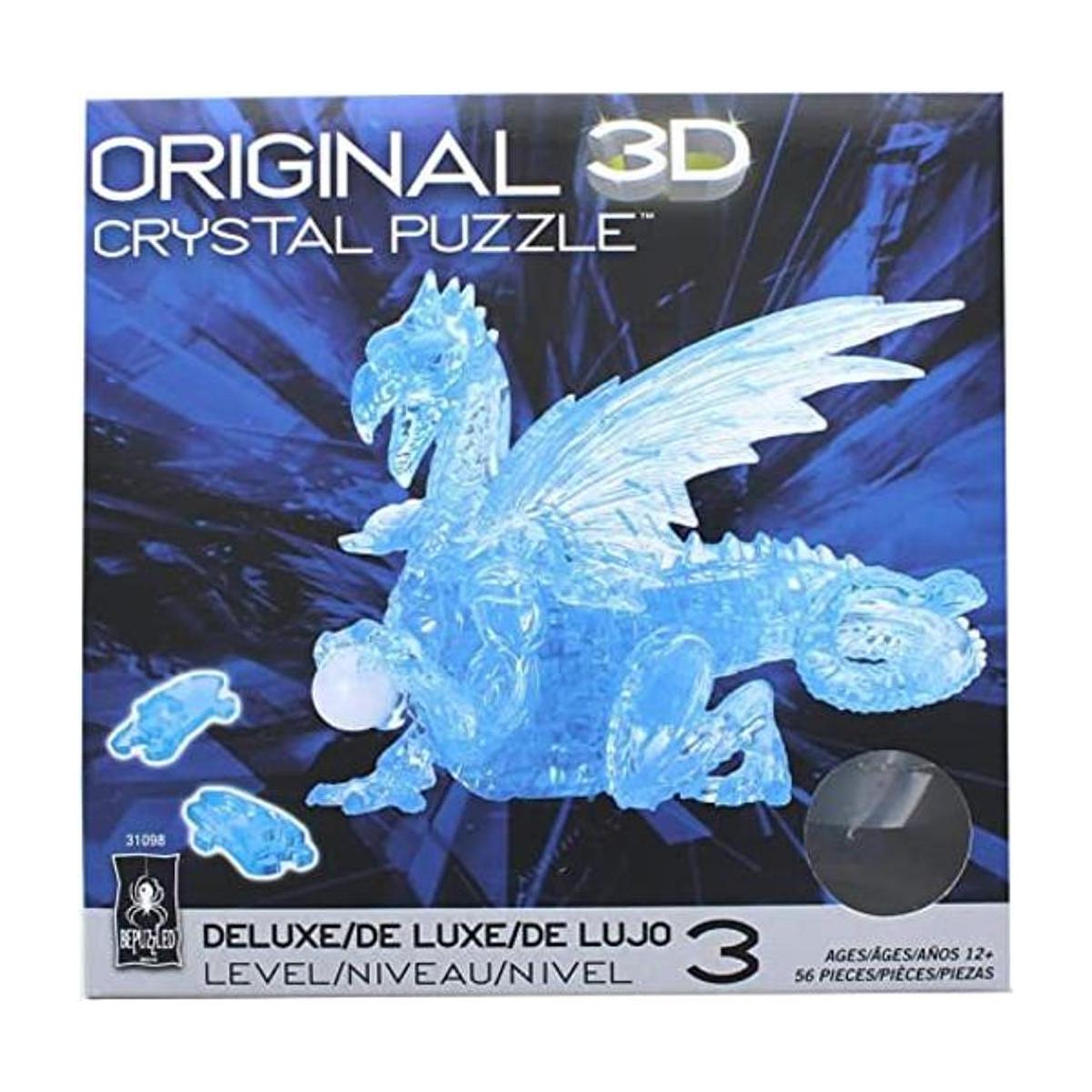 BePuzzled BEPUA Deeluxe Crystal PuzzleDragon Azul