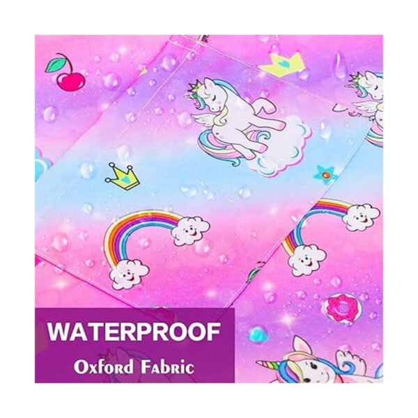 PASHOP Delantal para niños diseño de unicornio arcoíris_3