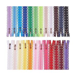 BENECREAT 48 cremalleras de nailon para manualidades