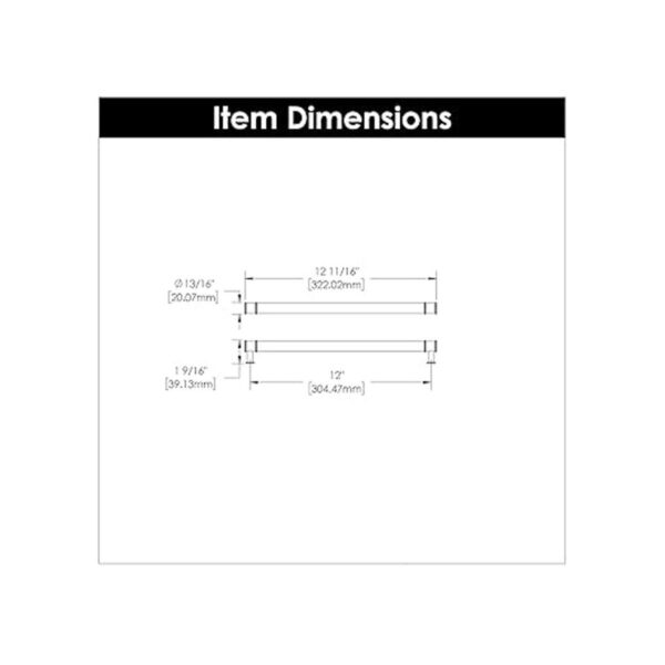 Hickory Hardware P3711CABGB Midway Collection Tirador de_5