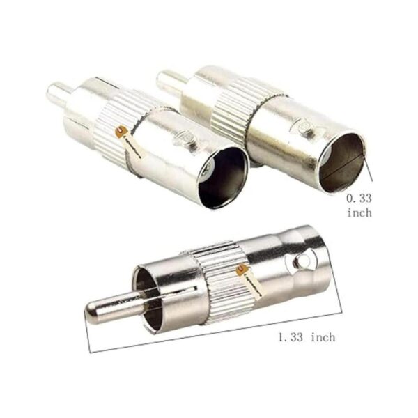 BNC macho a RCA hembra y BNC hembra a RCA macho y BNC_2