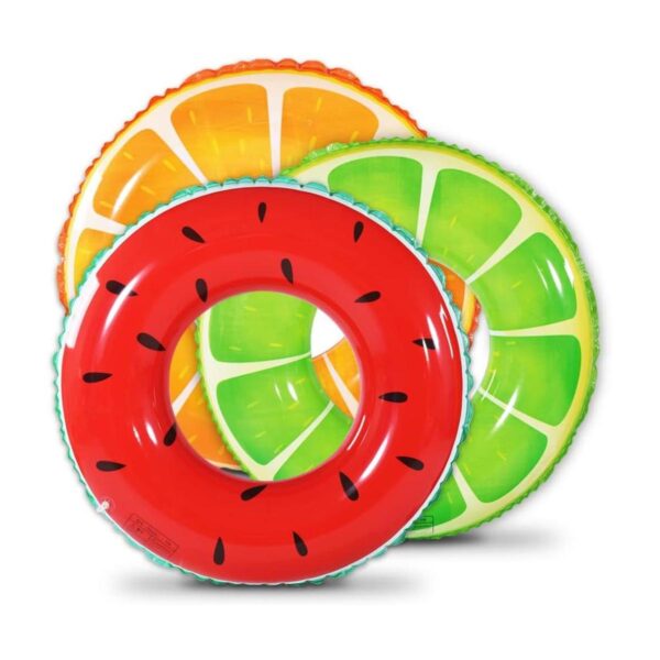 Flotador de piscina de frutas anillo de tubo de natación_1