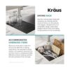 Kraus KRM11LG Escurridor multiusos para encima del_6