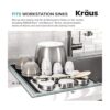 Kraus KRM11LG Escurridor multiusos para encima del_4