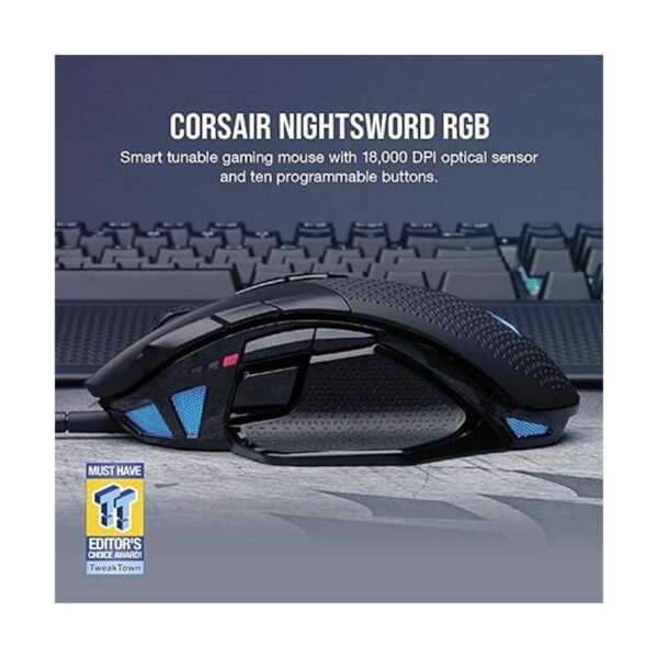 Corsair Nightsword RGB Ratón ergonómico óptico para_2