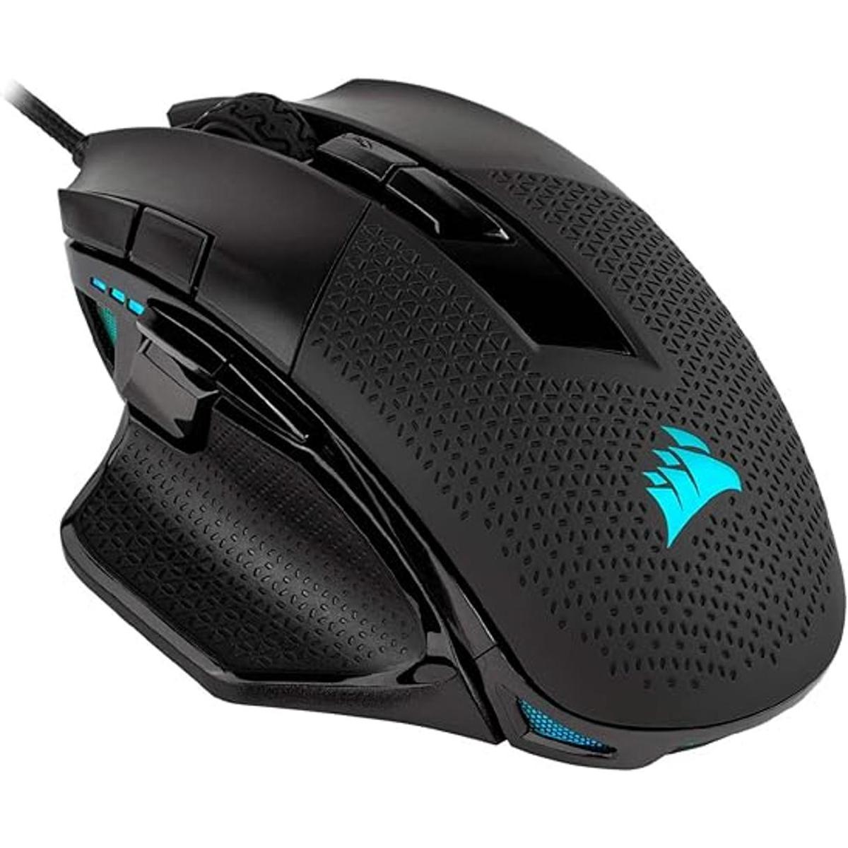 Corsair Nightsword RGB Ratón ergonómico óptico para