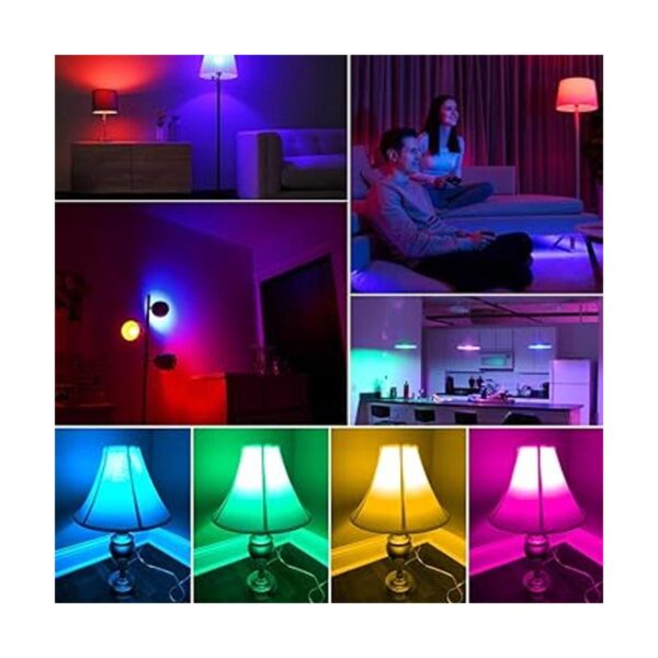 Color Changing Light Bulb RGB LED Light Bulbs Dimmable_4