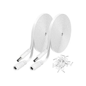 Paquete de 2 cables de extensión de alimentación CC de 20