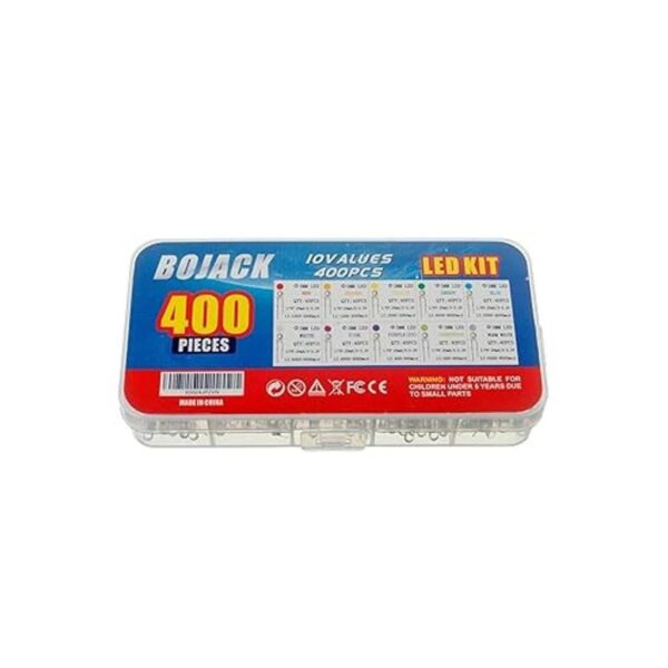 BOJACK 10 colores 400 luces LED de diodo de 0.118 in_3