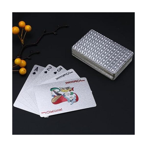 EAY Cartas de juego de plástico impermeable naipe de_5