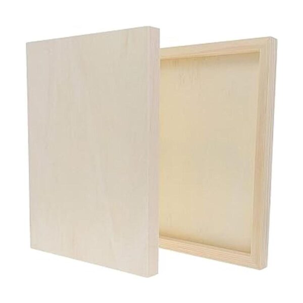 Tableros de panel de madera sin acabar lienzo de madera