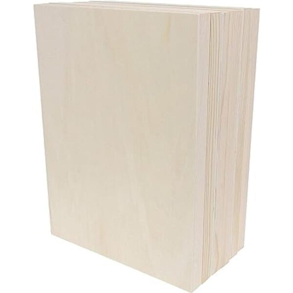 Tableros de panel de madera sin acabar lienzo de madera