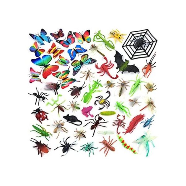 Coopay 51 piezas de figuras de plástico para insectos_1