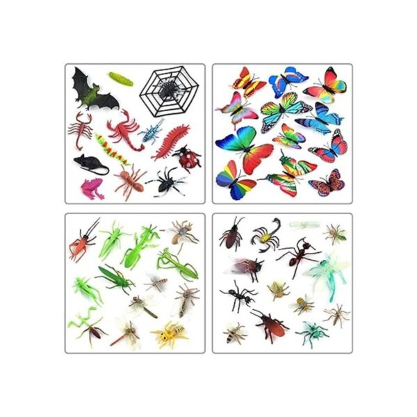 Coopay 51 piezas de figuras de plástico para insectos_2