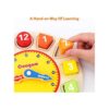 Coogam Reloj de madera con colores y formas diseño de_2