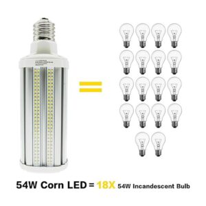 Bombilla LED de maíz de 54 W superbrillante equivalente_3