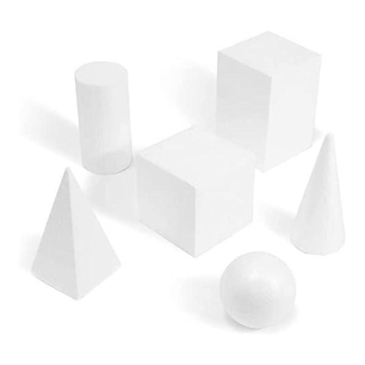 Paquete de 6 1 de cada uno espuma geométrica de espuma