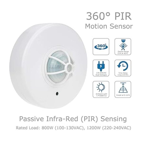 J.LUMI YCA1001 Interruptor de sensor de movimiento de_2